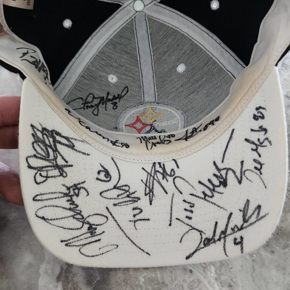 Pittsburgh Steelers 2004 Training Camp Hat Cap Signed St. Vincent College - Picture 3 of 4